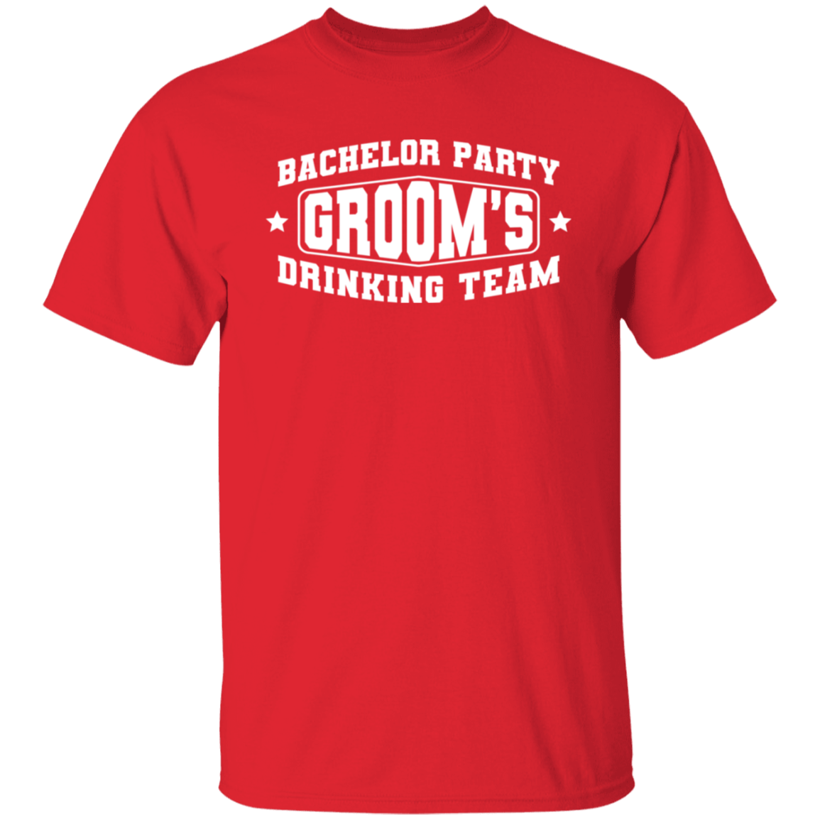 Bachelor Party Groom’s Drinking Team Funny T-Shirt