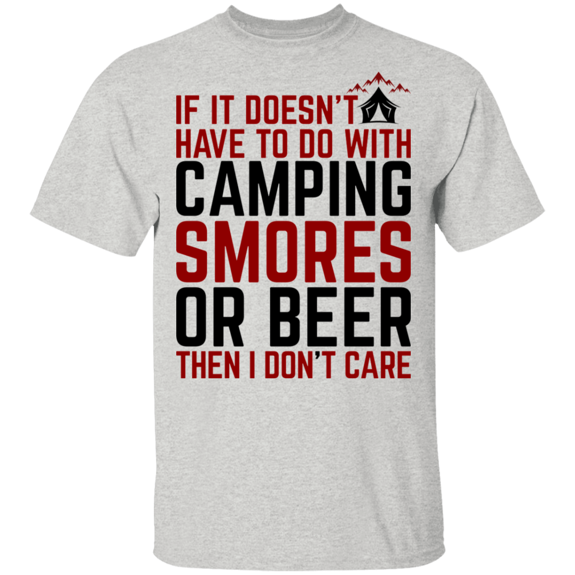 Camping Smores or Beer Funny T-Shirt
