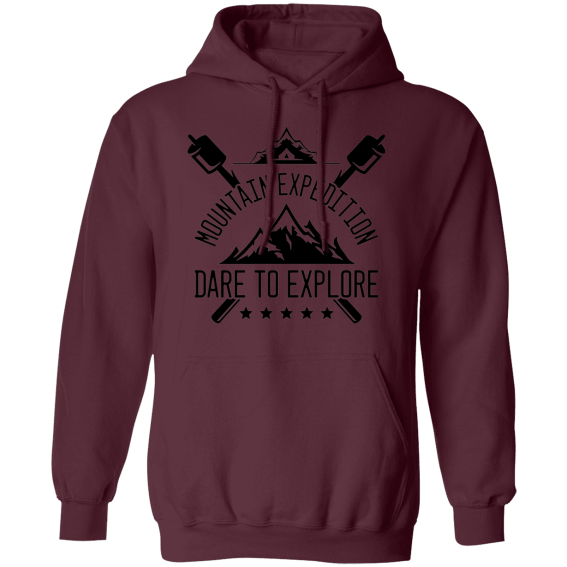 Mountain Expedition Dare to Explore Camping Pullover Hoodie