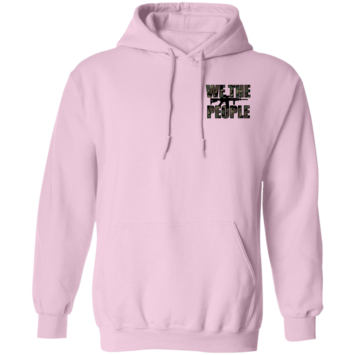 We the People Don't Tread on Me Gadsden Flag Double Sided Pullover Hoodie