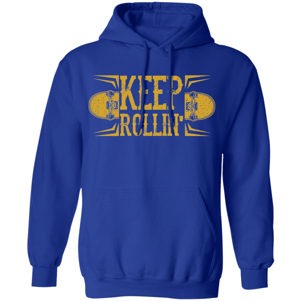 Keep Rollin' Skateboarding Skateboard Pullover Hoodie