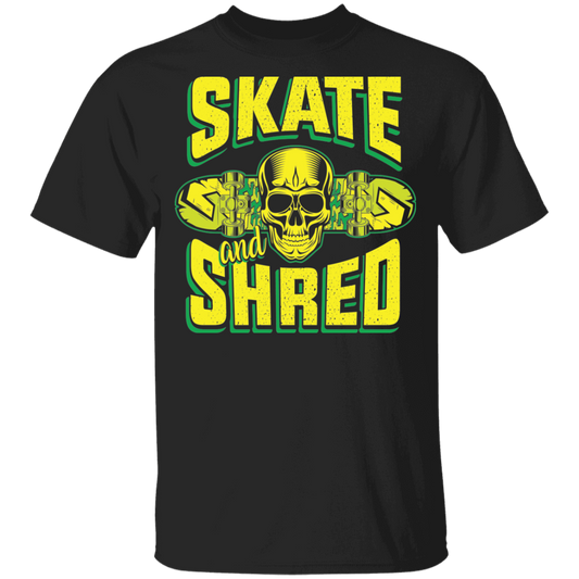 Skate and Shred Skateboarding Skateboard Youth T-Shirt