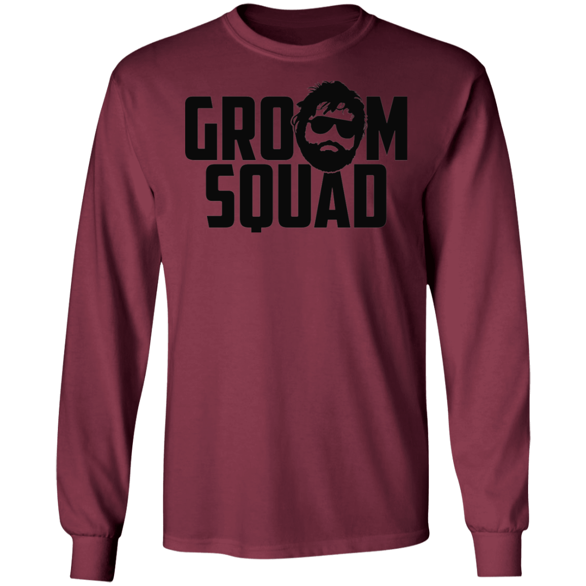 Bachelor Party Wedding Groom Squad Long Sleeve T-Shirt