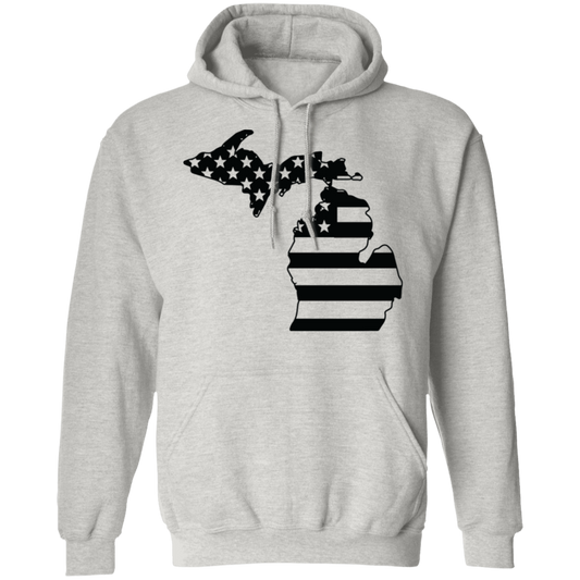 Michigan State American Flag Pride Pullover Hoodie