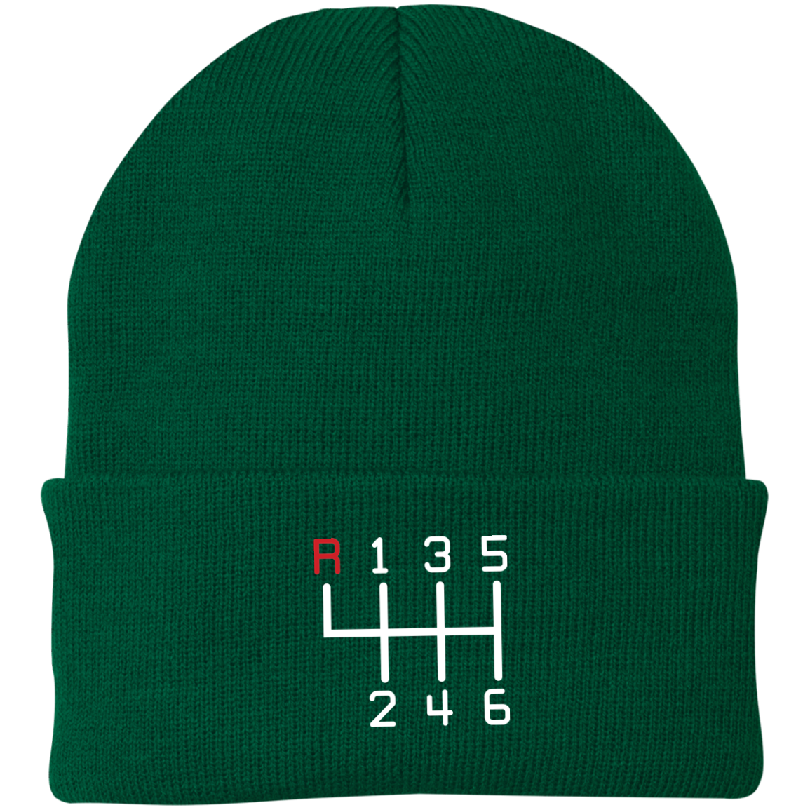 6 Speed Manual Stick Shift Beanie Cap