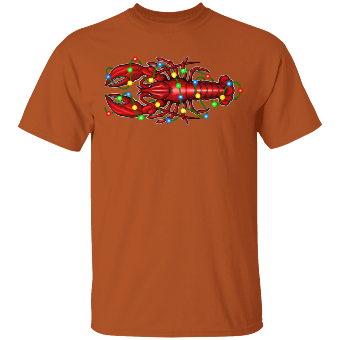 Lobster Merry Christmas Saltwater T-Shirt