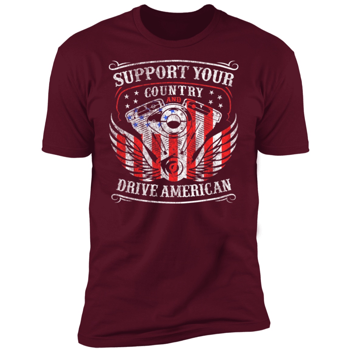 Support Your Country Drive American Premium Short Sleeve T-Shirt