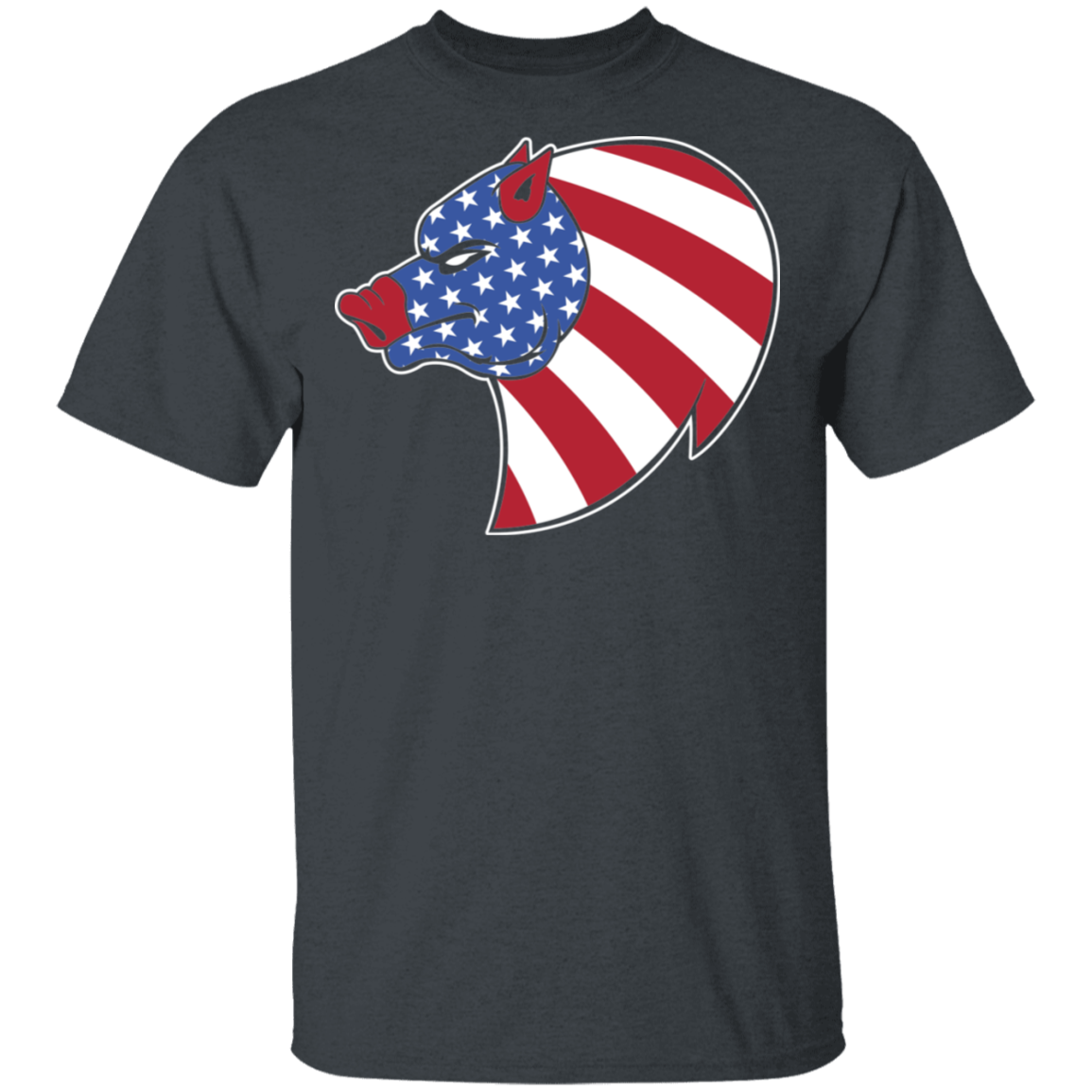 Pig Hog American Flag USA T-Shirt