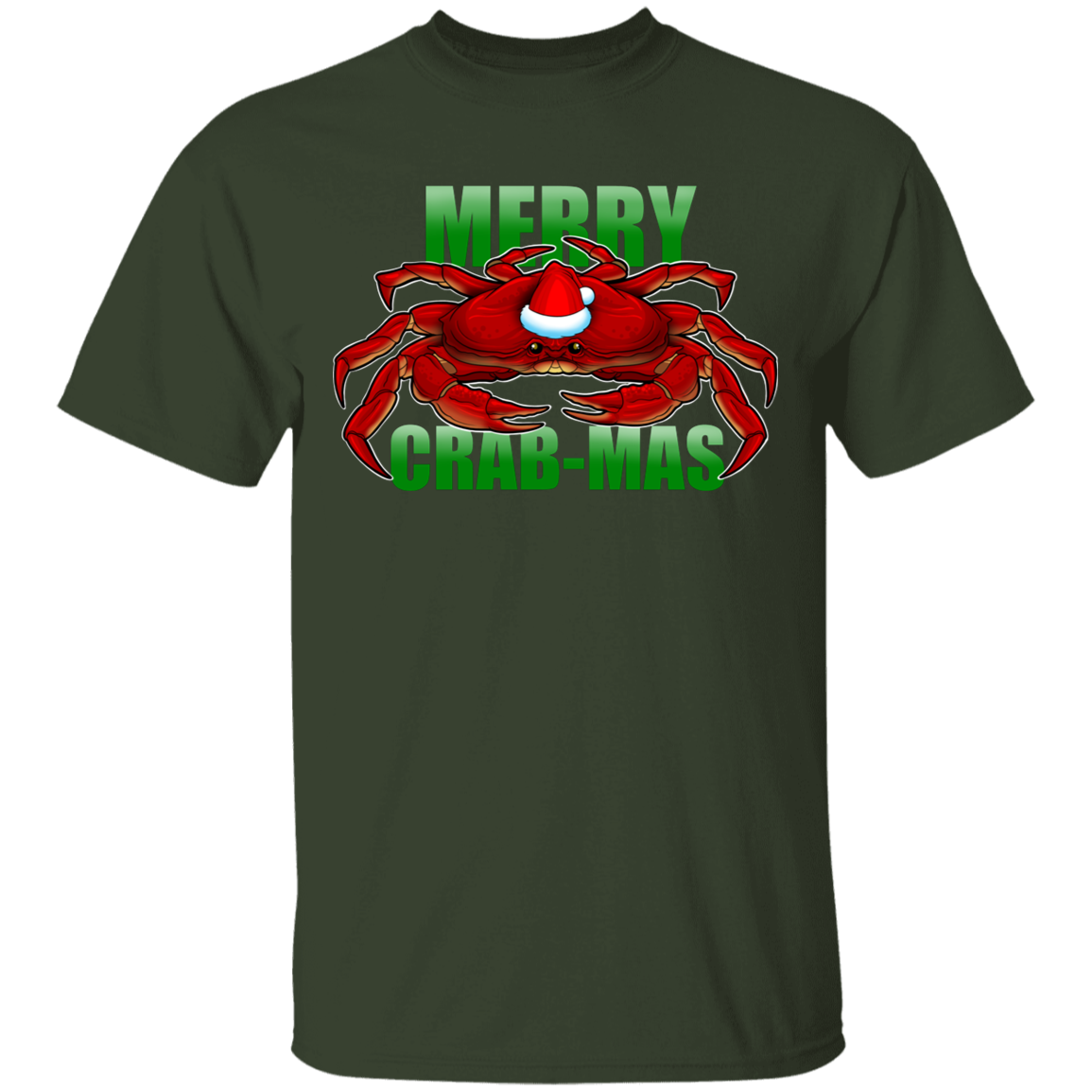 Merry Crab-Mas Saltwater Christmas T-Shirt