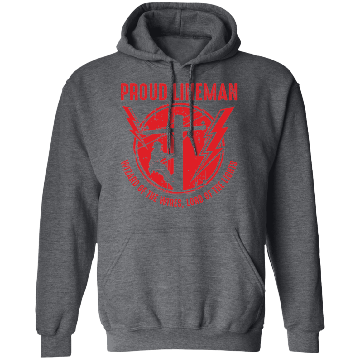 Proud Lineman Pullover Hoodie