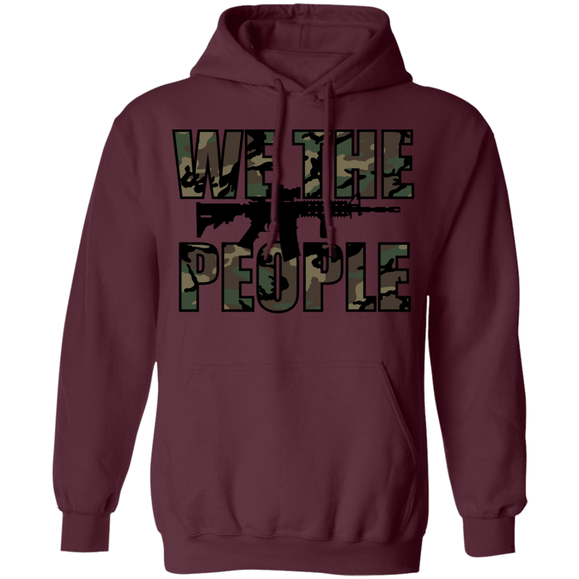 We The People Camouflage Pullover Hoodie