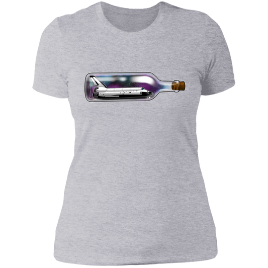 Spacecraft in a Bottle Spaceship Women's T-Shirt