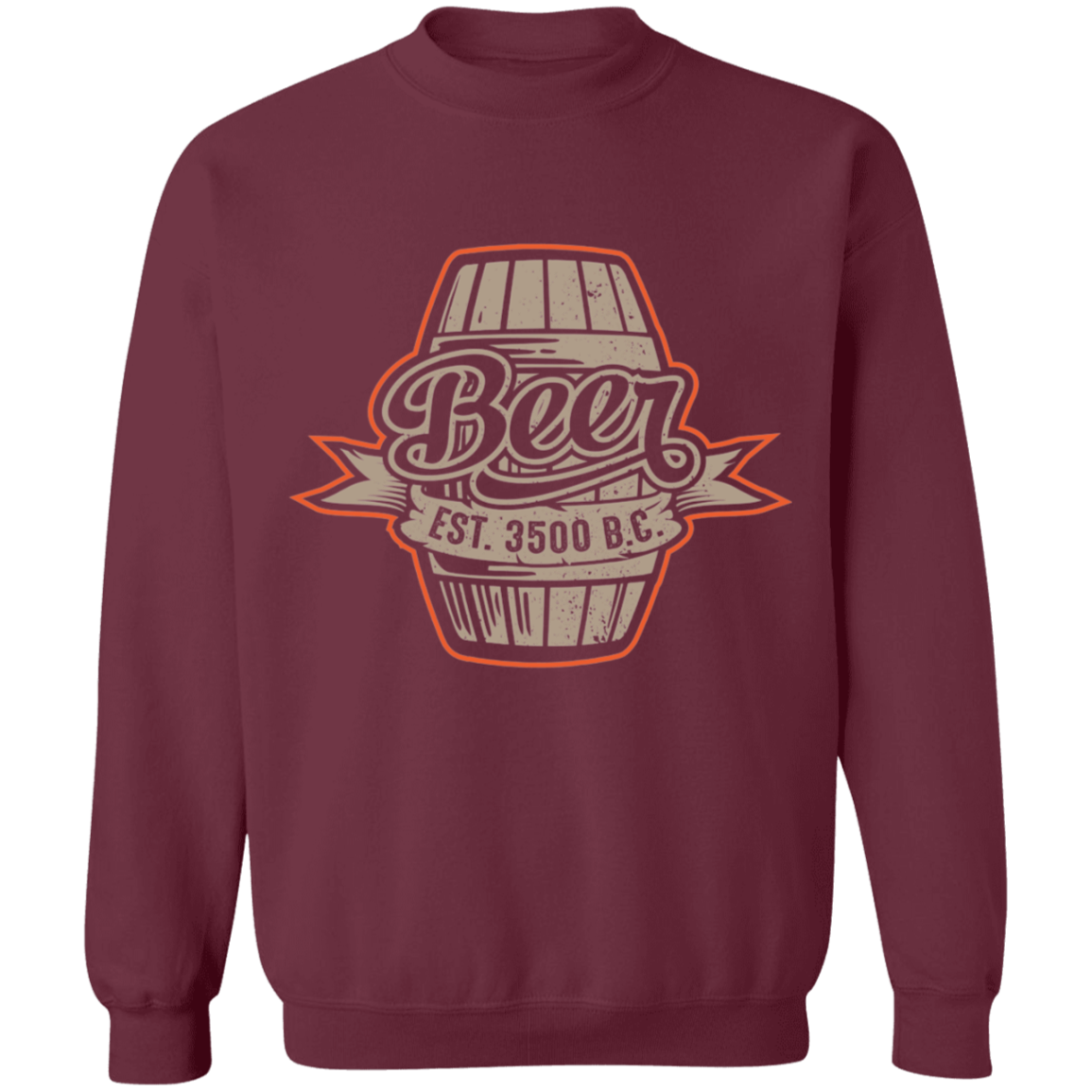 Beer Est. 3500 B.C. Crewneck Sweatshirt