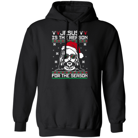Jesus Is the Reason For The Season Ugly Christmas Party Pullover Hoodie