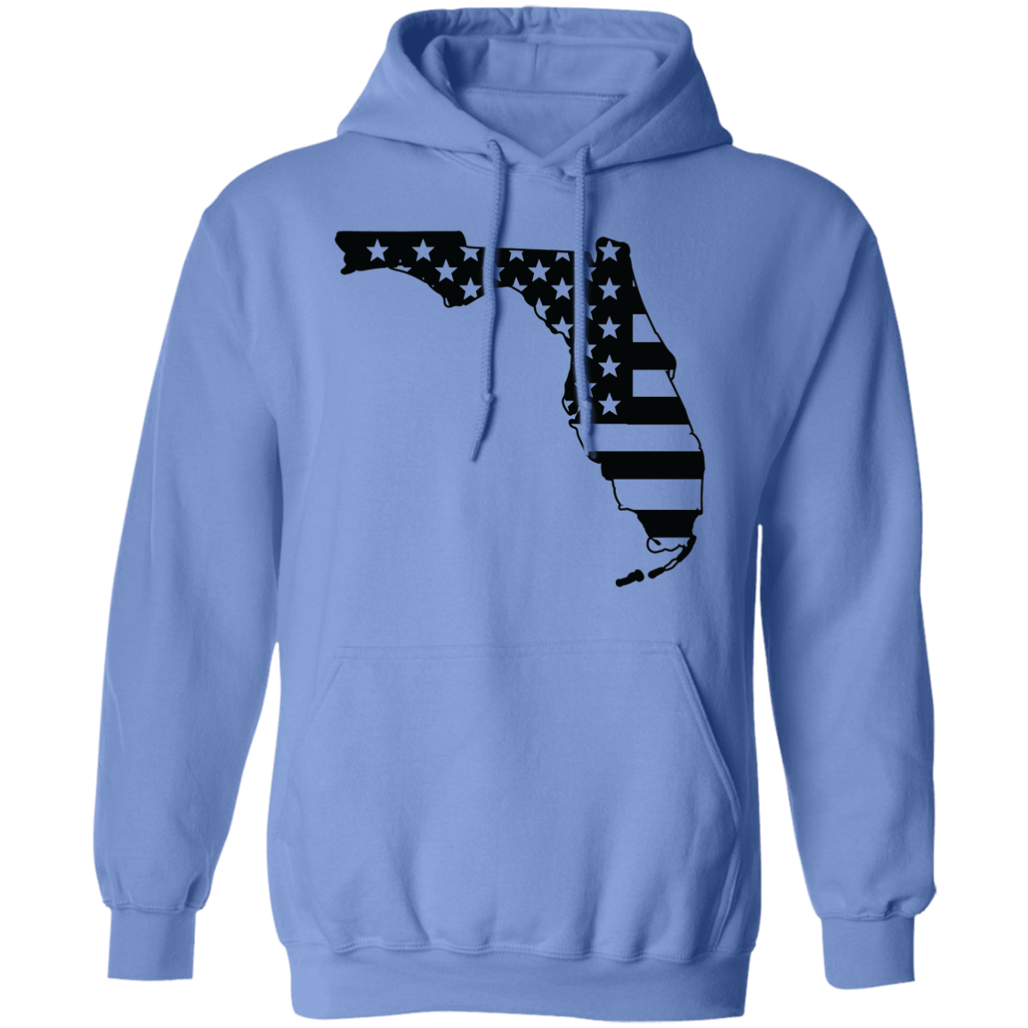 Florida FL State American Flag Pride Pullover Hoodie