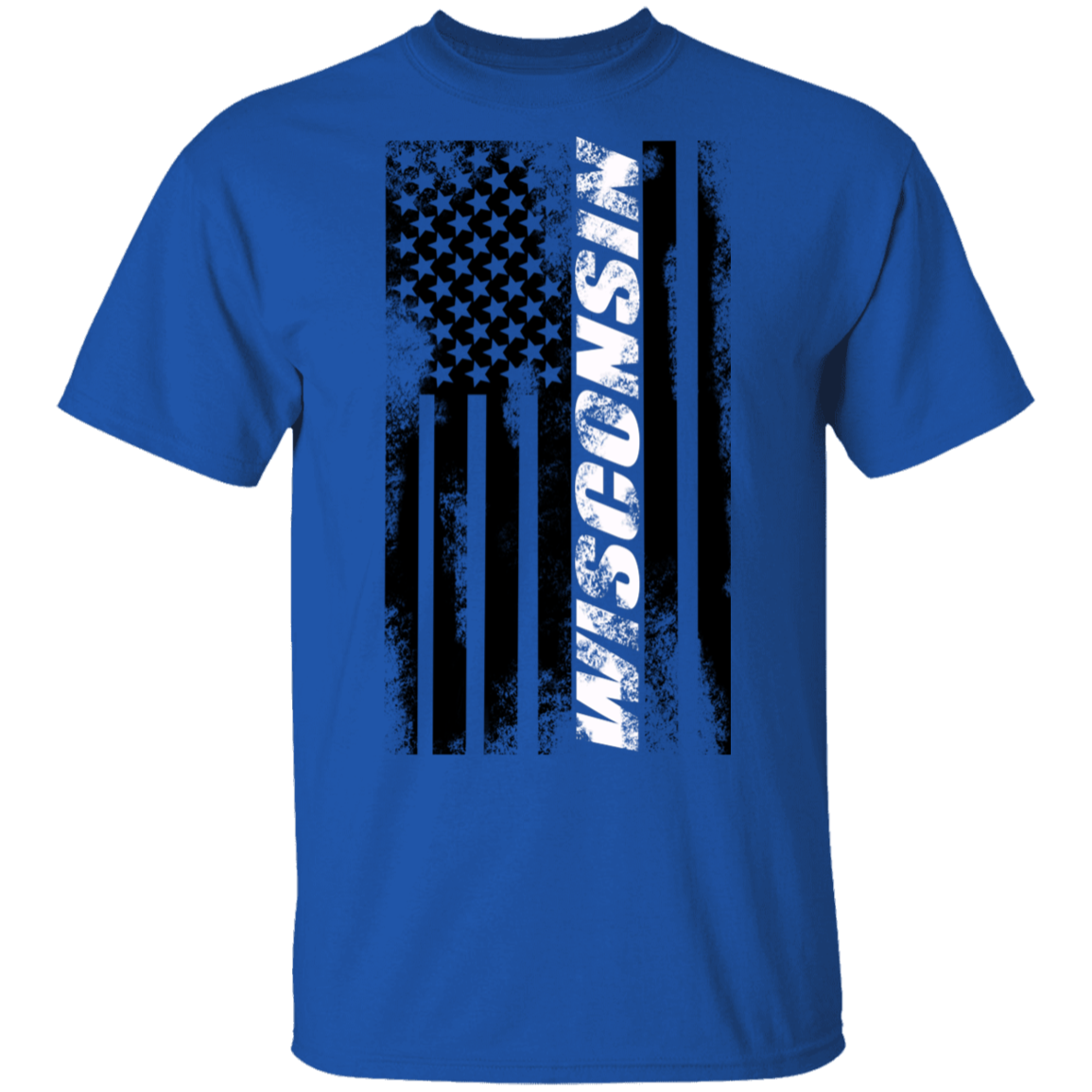 Wisconsin American Flag T-Shirt