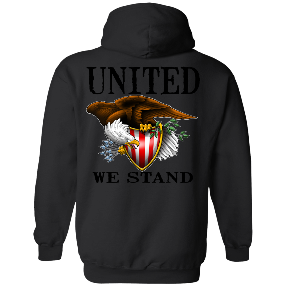 We the People United We StandDouble Sided Pullover Hoodie