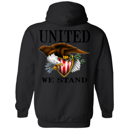 We the People United We StandDouble Sided Pullover Hoodie