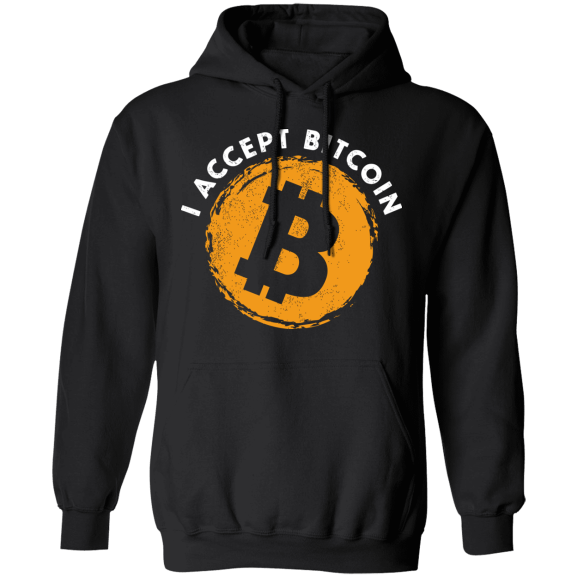 Bitcoin I Accept Bitcoin Pullover Hoodie