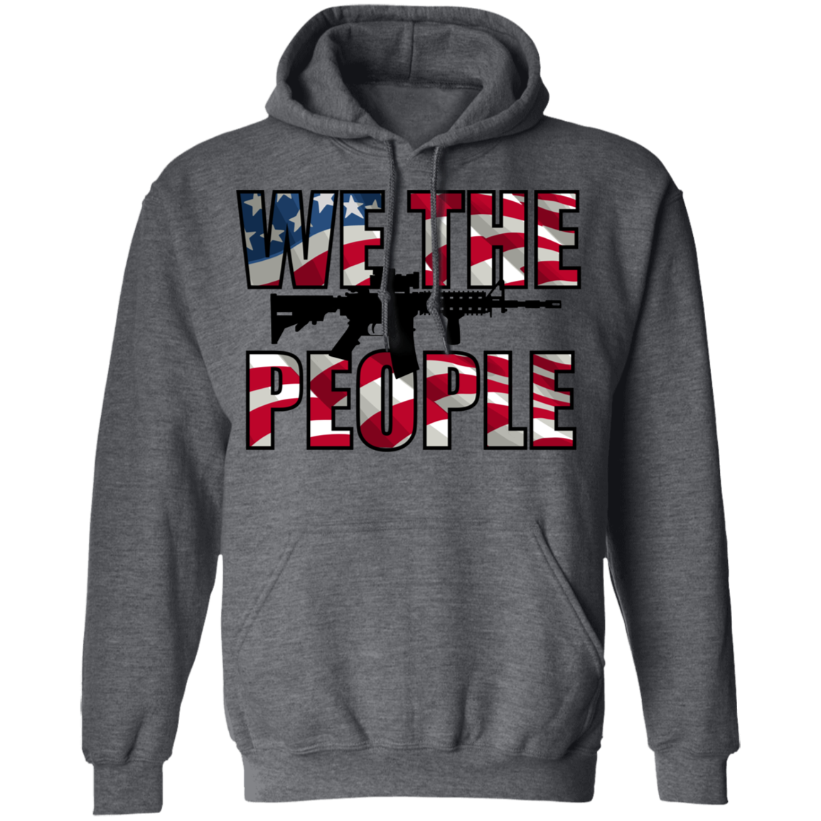 We The People American Flag Pullover Hoodie