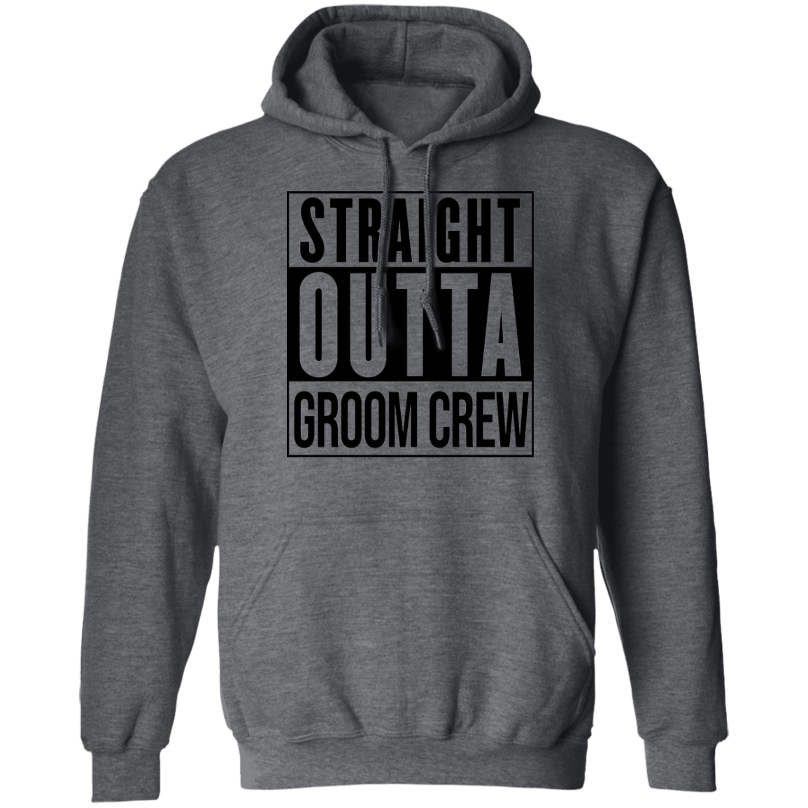 Straight Outta Groom Crew Wedding Bachelor Party Hoodie