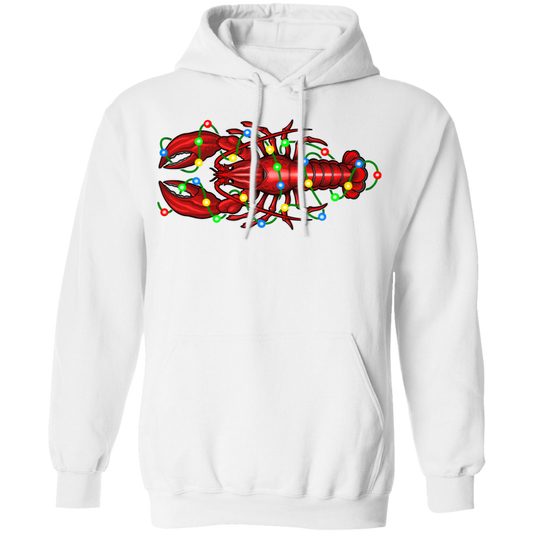 Lobster Merry Christmas Saltwater Pullover Hoodie