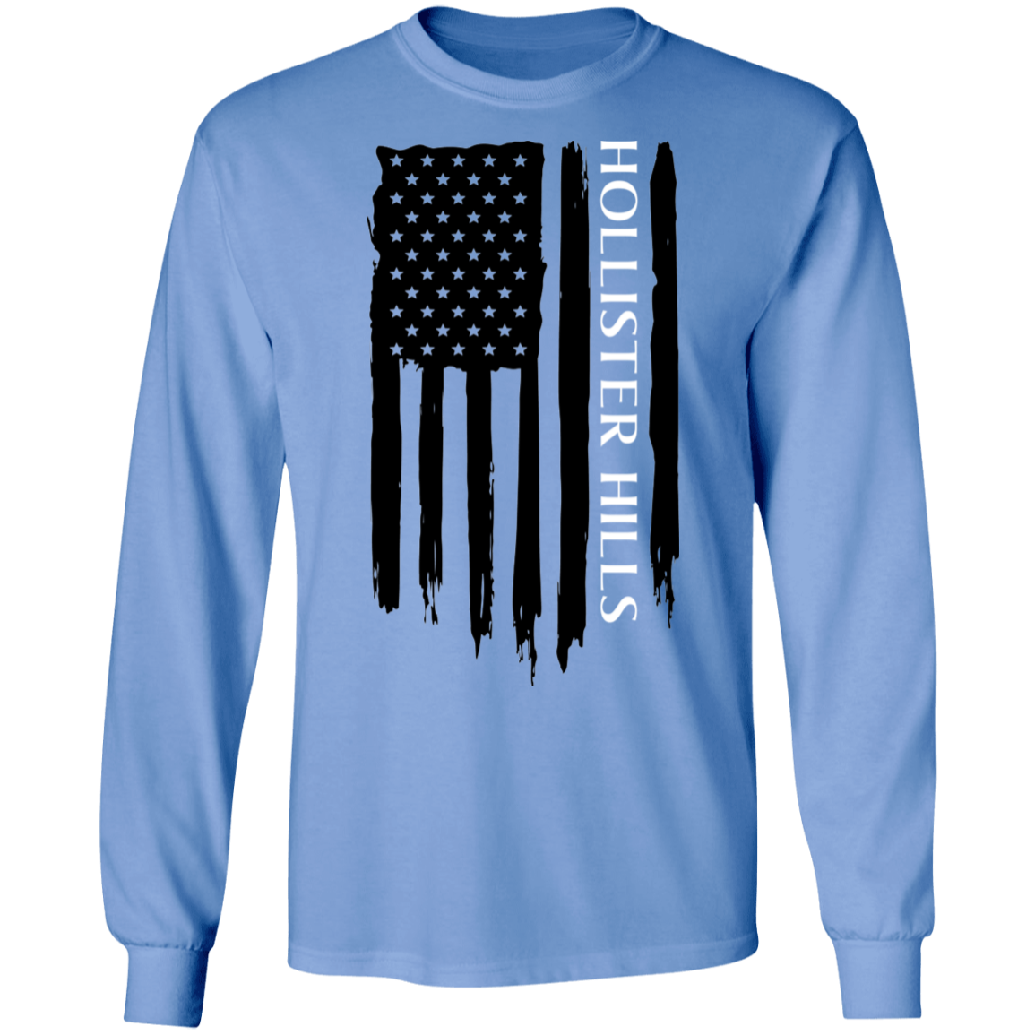 Hollister Hills American Flag Long Sleeve T-Shirt