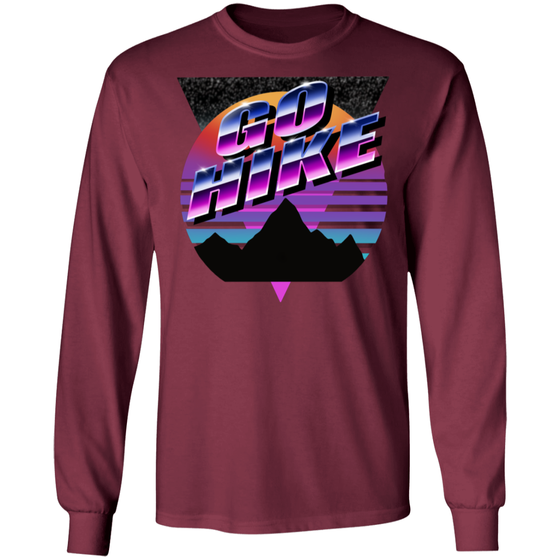 Go Hike Outdoor Nature Long Sleeve T-Shirt