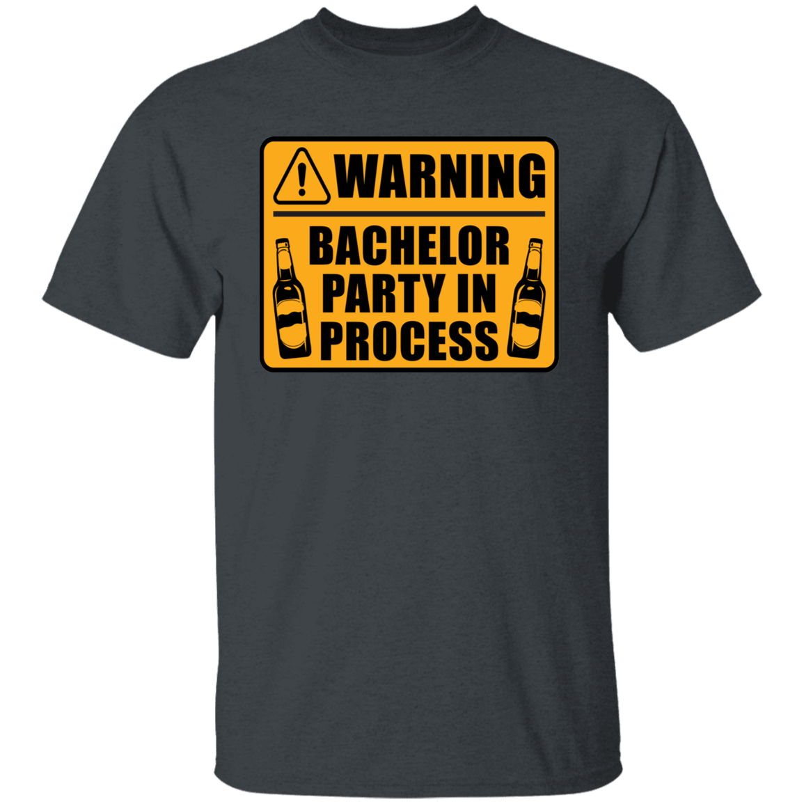 Funny Warning Bachelor Party In Process T-Shirt