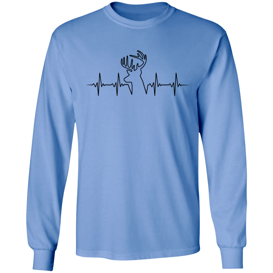Hunter Heartbeat Deer Long Sleeve T-Shirt