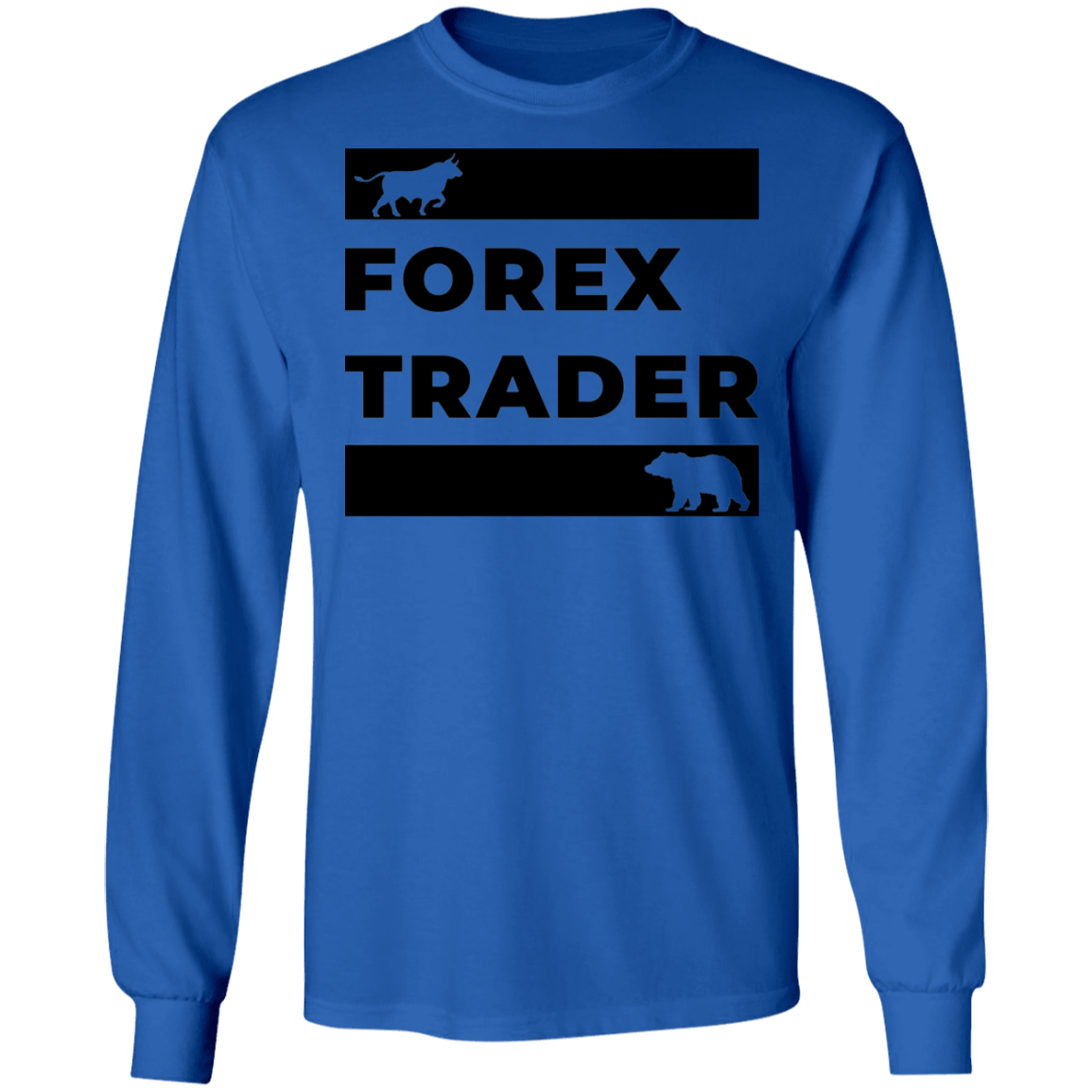 Forex Trader Trading Technical Analysis Long Sleeve T-Shirt