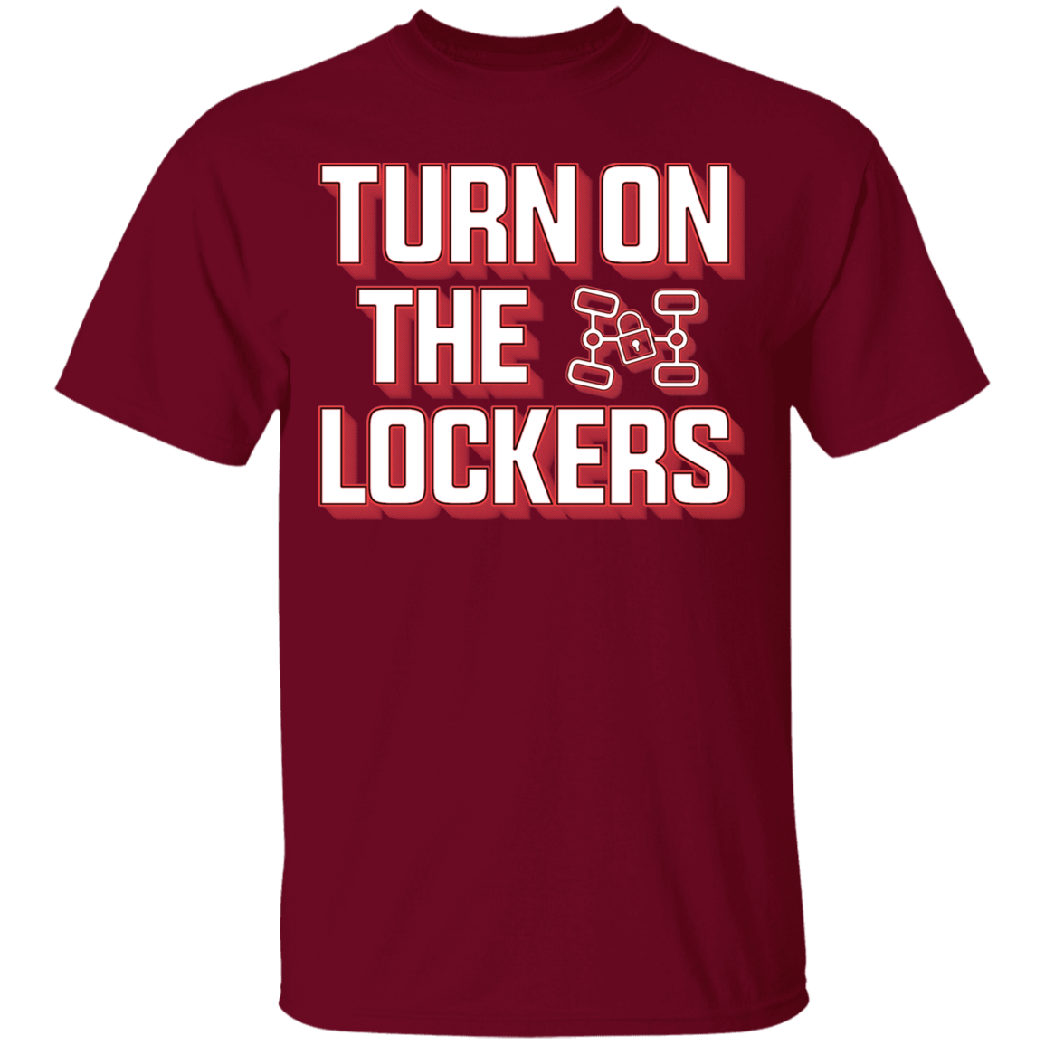 Turn On The Lockers 4x4 Off-Road Overland T-Shirt