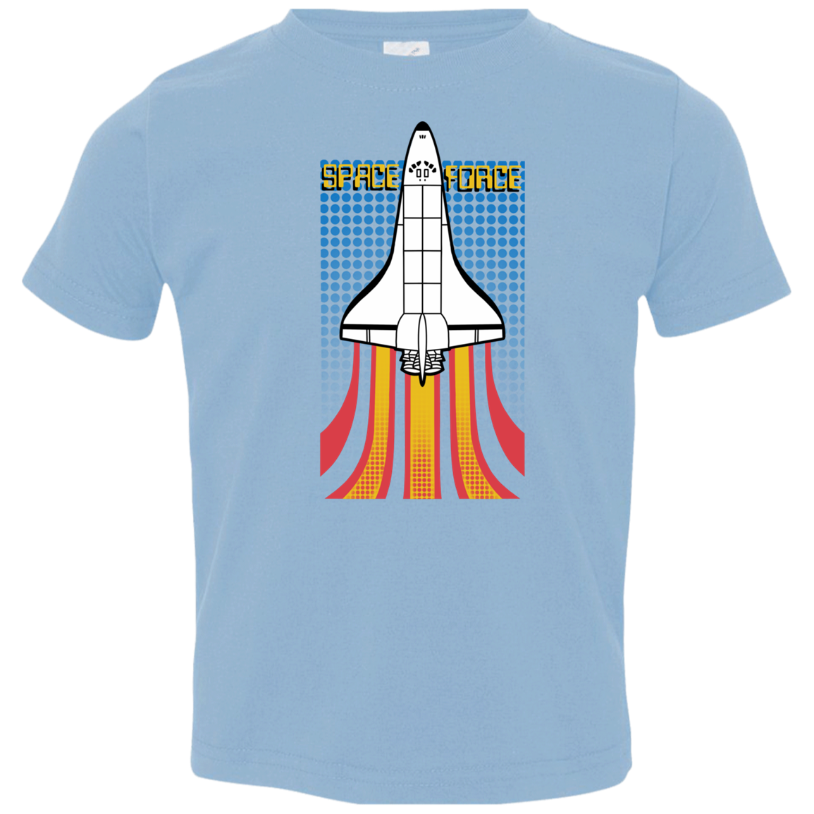 Toddler Space Force Retro 80s Jersey T-Shirt