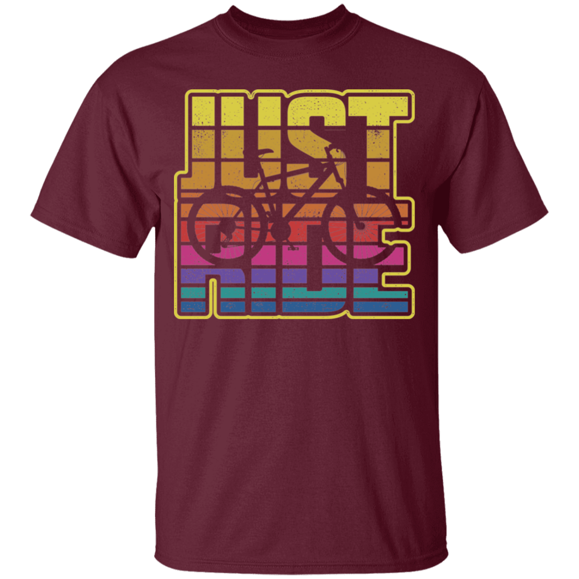 Just Ride Biking Mountain Bike Youth T-Shirt