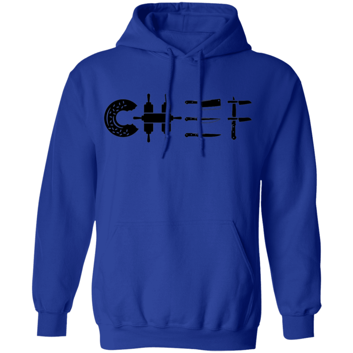 Chef Cooking Knife Pullover Hoodie