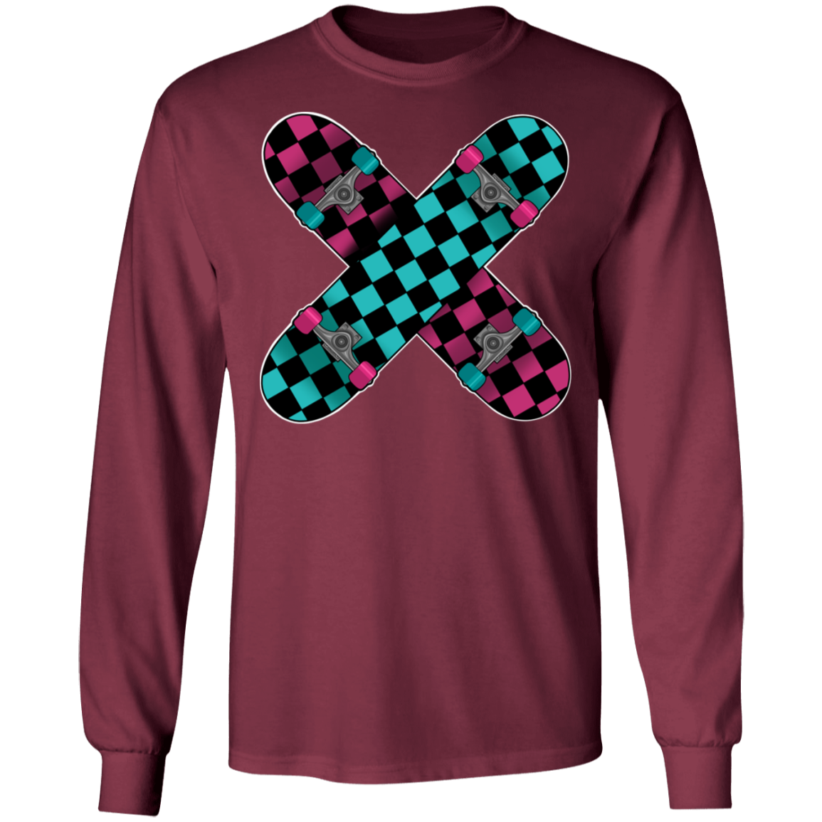 Retro Skateboards Skateboarding Long Sleeve T-Shirt