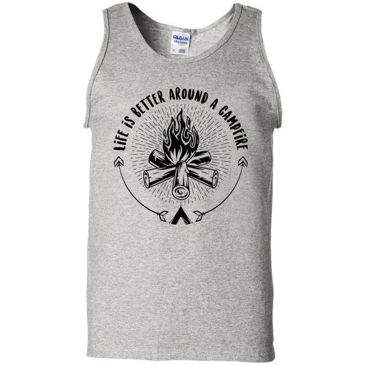 Life Is Better Around A Campfire Camping Tank Top