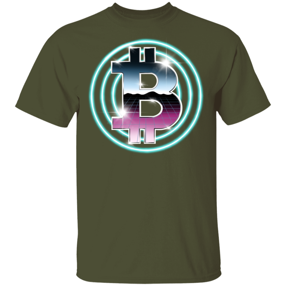 80's Retro Bitcoin Hodl Cryptocurrency BTC T-Shirt
