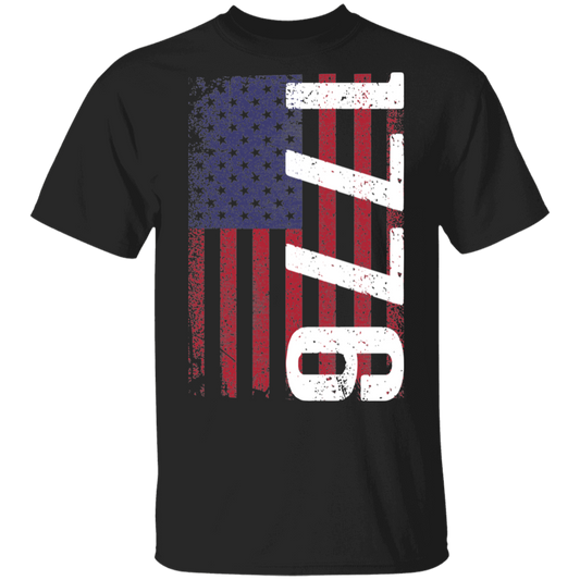 1776 American Flag USA T-Shirt