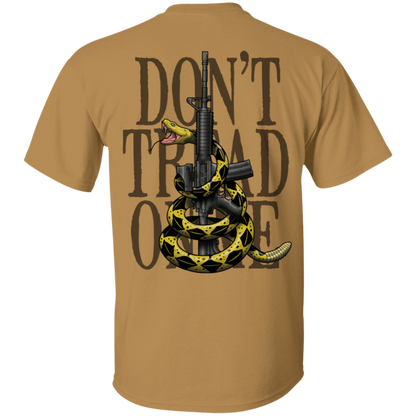 Patriot Don't Tread on Me Gadsden Flag Double Sided T-Shirt