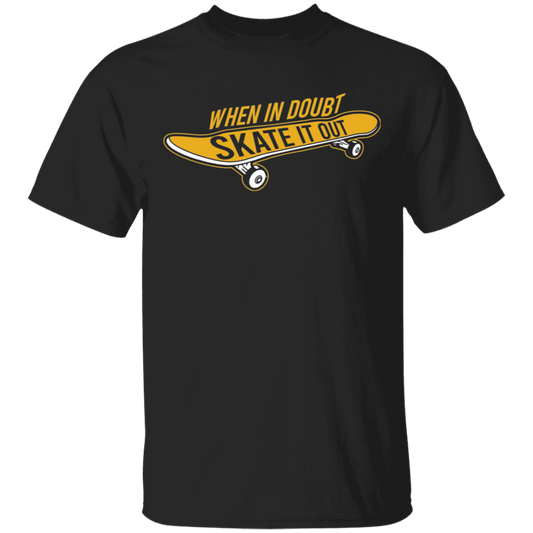 When In Doubt Skate It Out Skateboarding Skateboard T-Shirt
