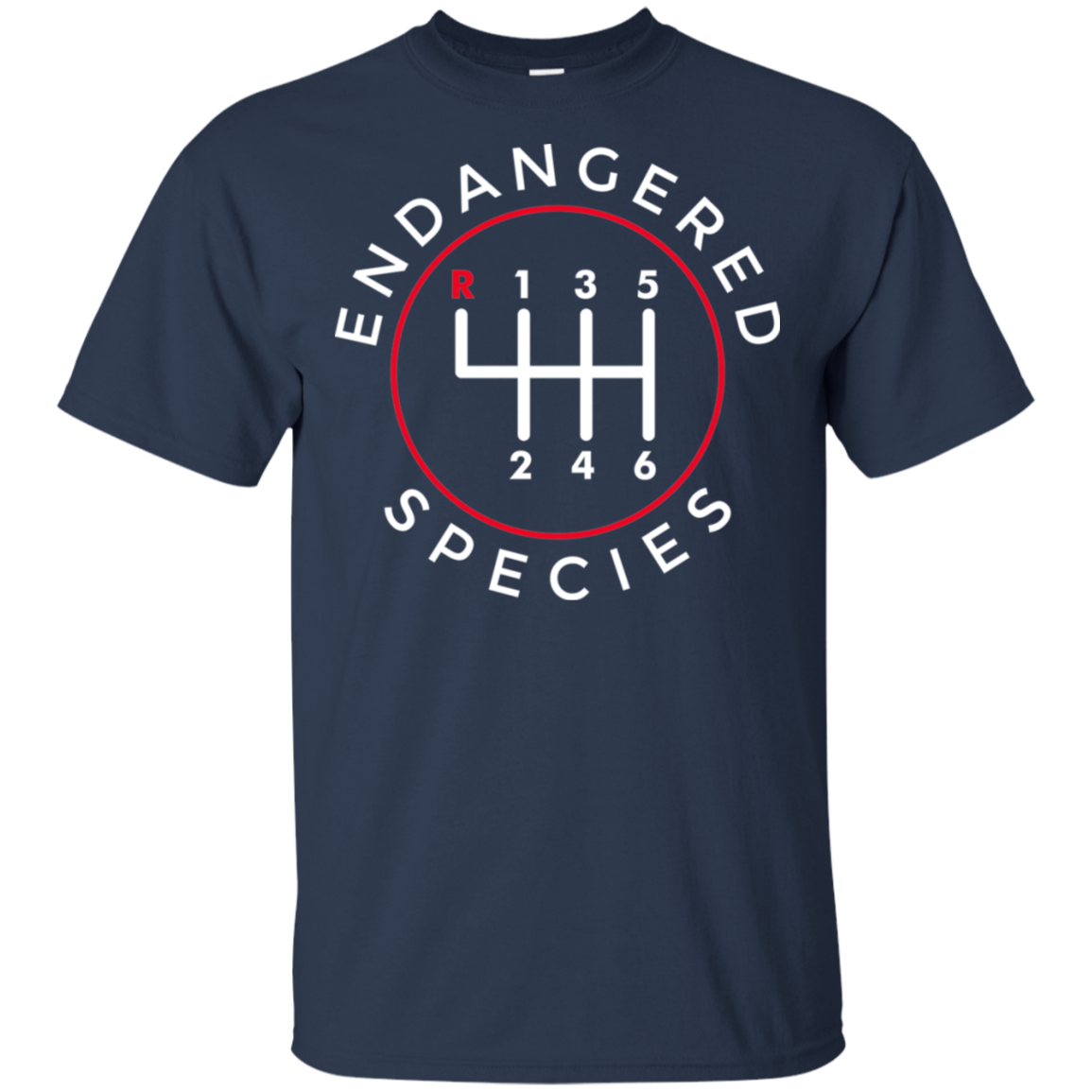 Endangered Species Manual Shift Stick T-Shirt
