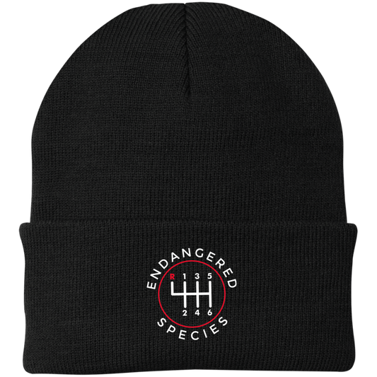 Endangered Species Manual Stick Shift 6-Speed Beanie Cap