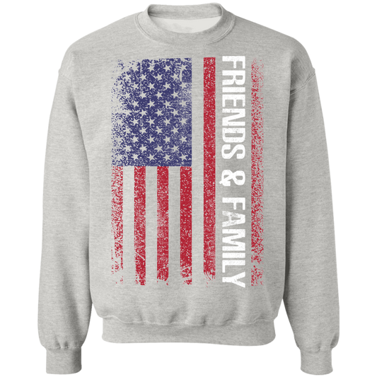 Friends & Family American Flag Crewneck Sweatshirt