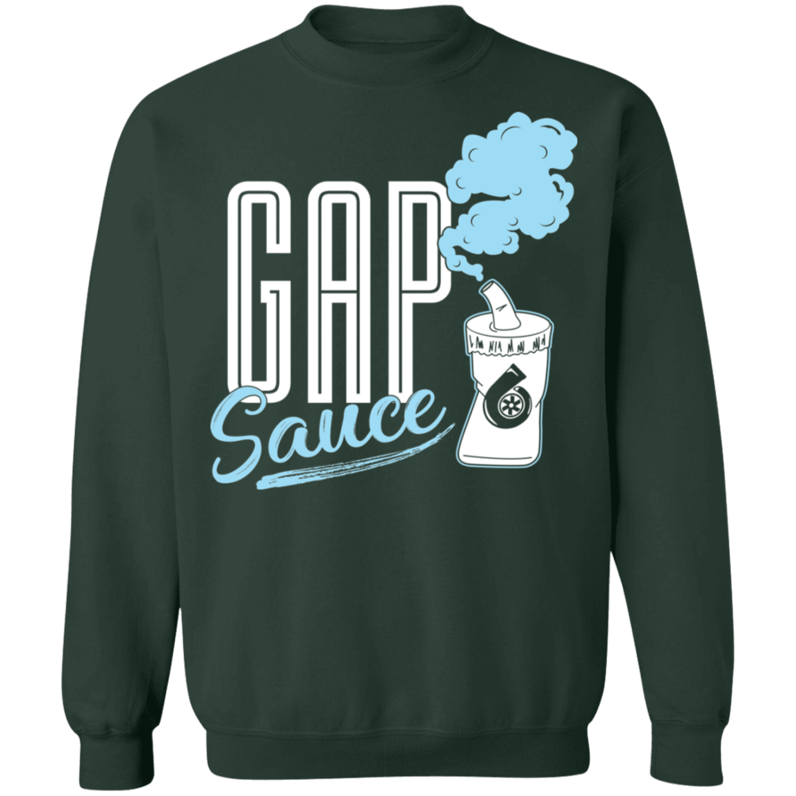 Gap Sauce-01 Gap Sauce Gapplebee's Gapped Turbo Boosted Crewneck Sweatshirt