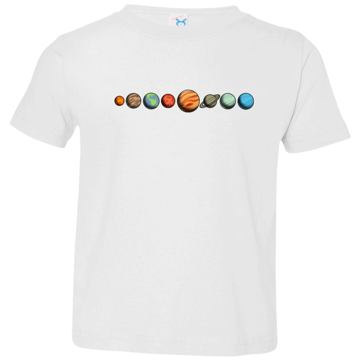 Toddler Space Earth You Are Here Jersey T-Shirt
