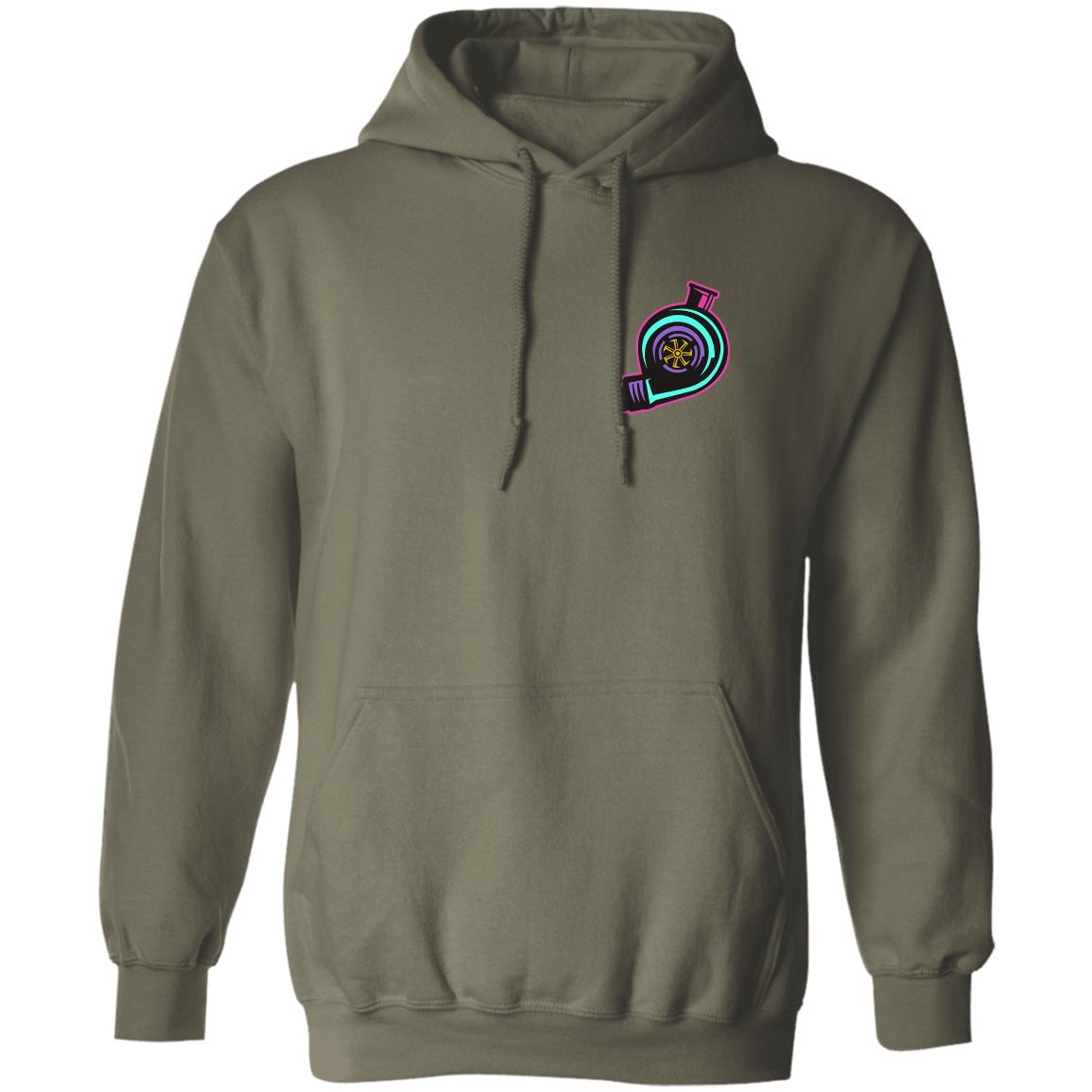 Retro 80's 90's Turbo Boosted Pullover Hoodie