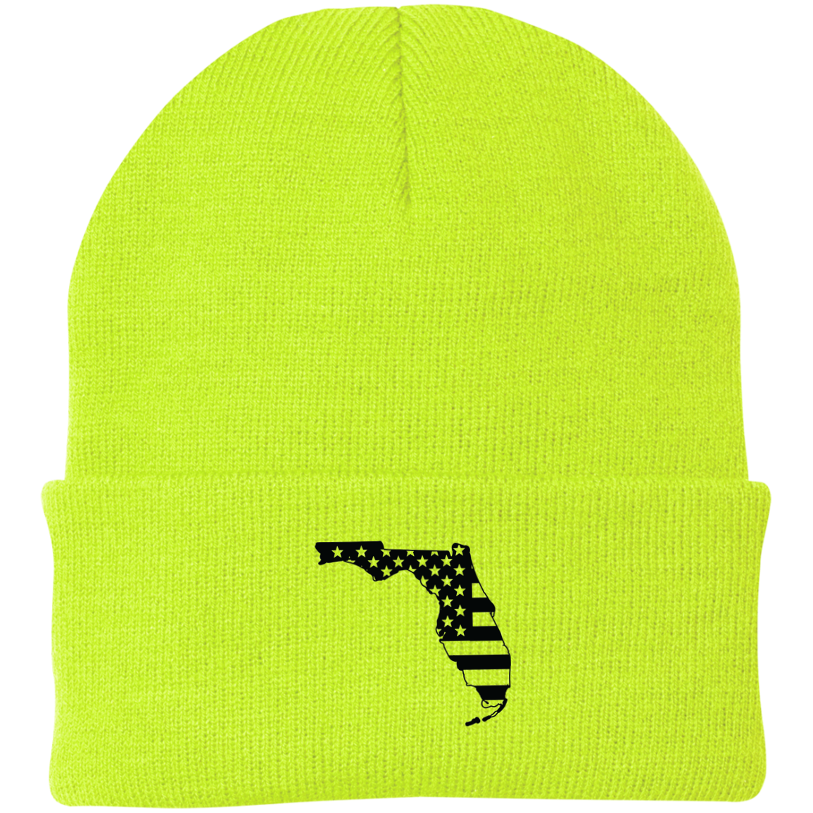 Florida FL State American Flag Beanie Cap
