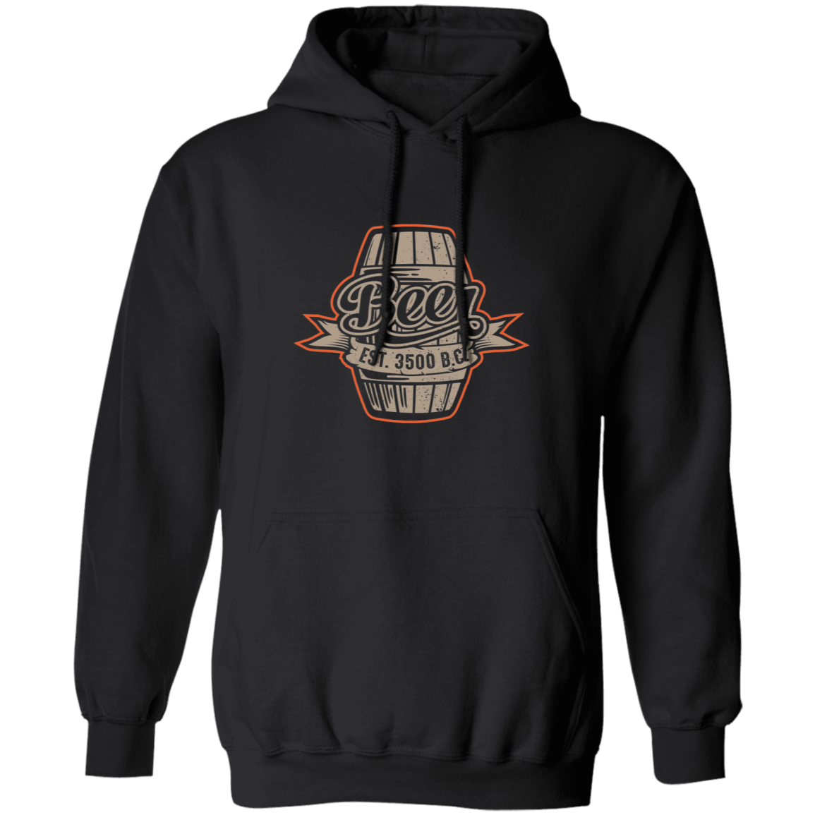 Beer Est. 3500 B.C. Pullover Hoodie