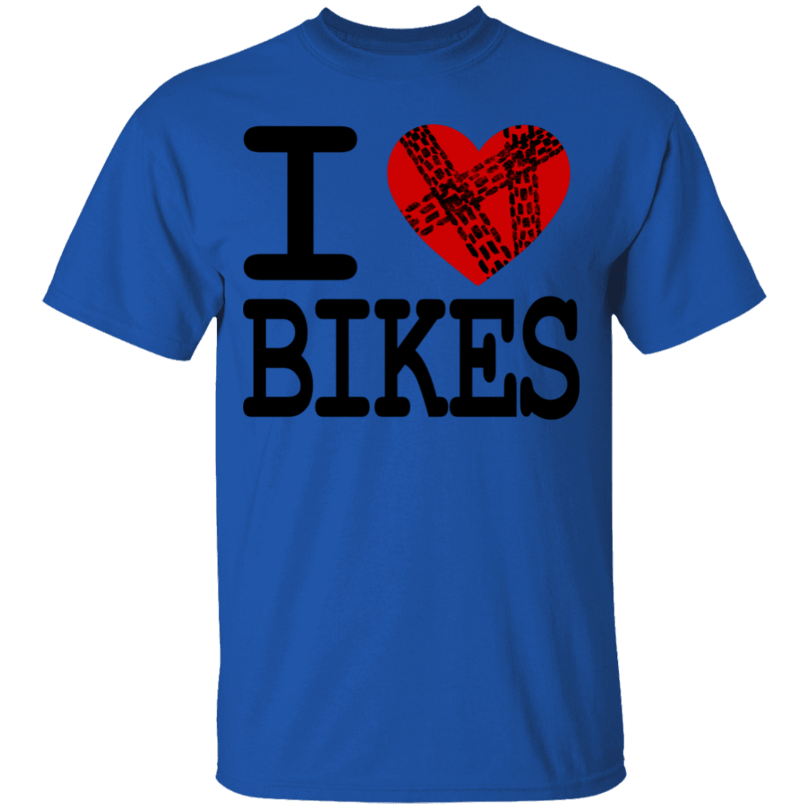 I Love Bikes Biking Youth T-Shirt
